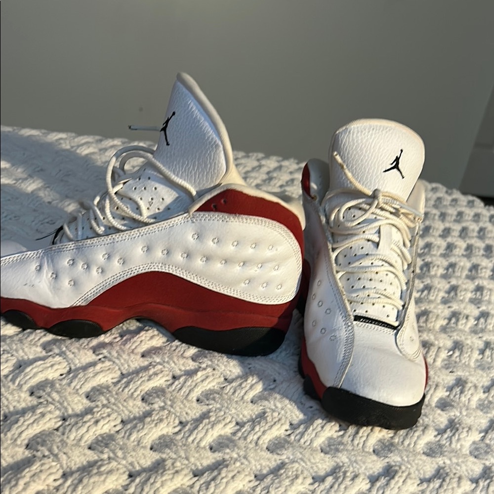 Jordan 13s kids size red-white-black